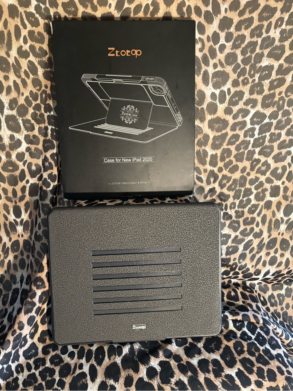 Black Tablet Case for iPad (2020) - Protective Folio Cover,New!!
